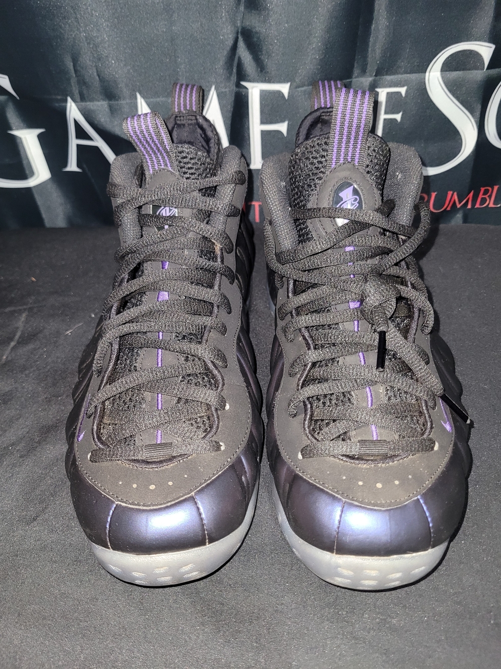 Nike Foamposite One Eggplant 2017 Basketball Shoes - Picture 3 of 8